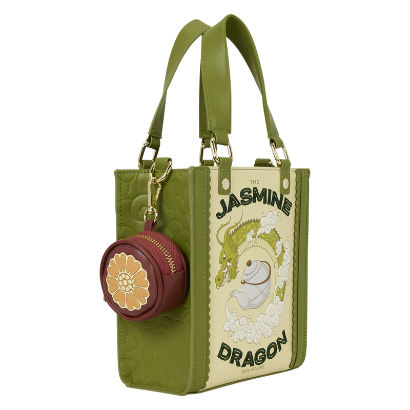 Loungefly Avatar: The Last Airbender Jasmine Dragon Mini Tote Crossbody Bag with Coin Bag