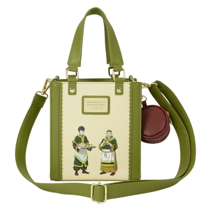 Loungefly Avatar: The Last Airbender Jasmine Dragon Mini Tote Crossbody Bag with Coin Bag
