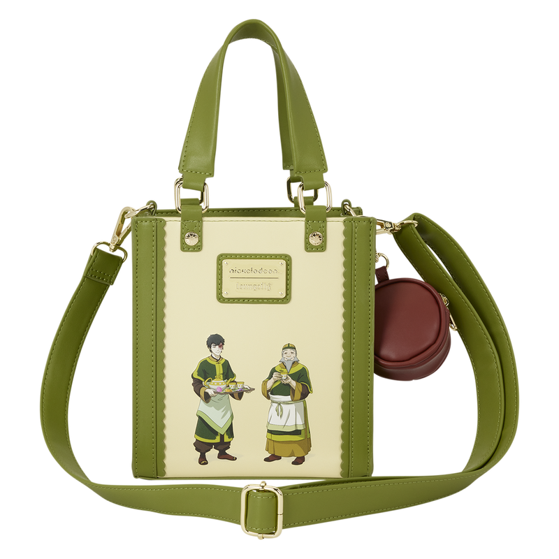 Loungefly Avatar: The Last Airbender Jasmine Dragon Mini Tote Crossbody Bag with Coin Bag