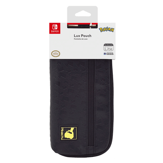 HORI Pokémon Pikachu Lux Pouch for Nintendo Switch & Switch Lite