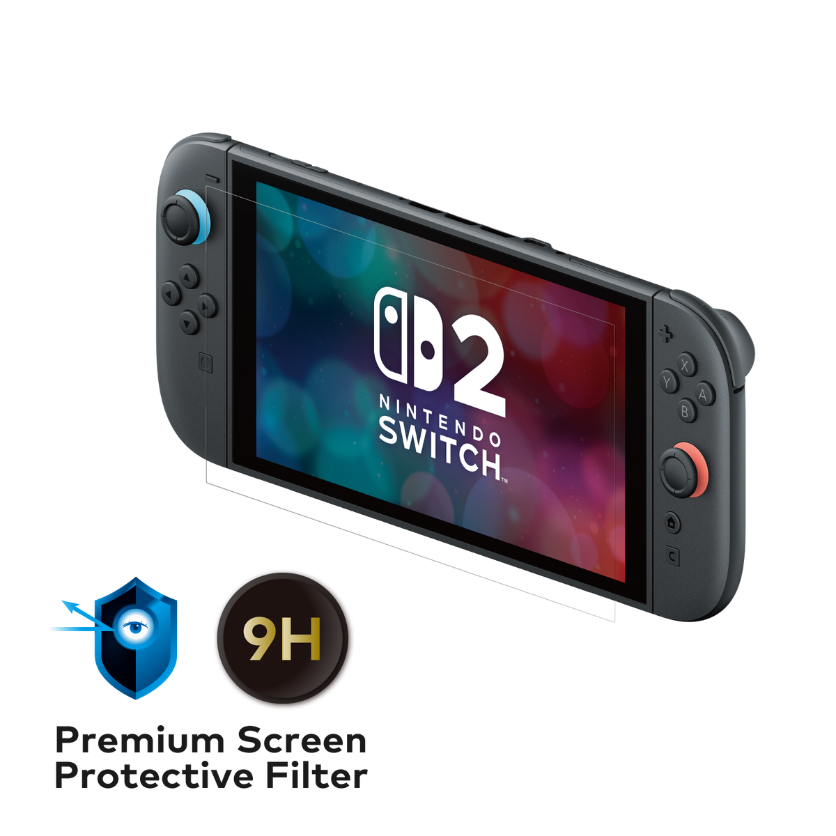 HORI Premium Screen Protective Filter for Nintendo Switch 2