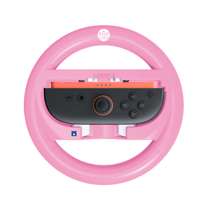 HORI Mario Kart Racing Wheel Attachment Set for Nintendo Switch 2 - Peach