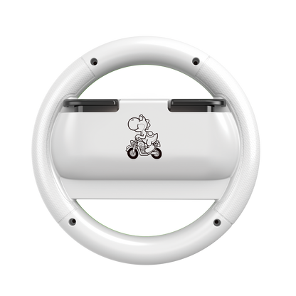 HORI Mario Kart Racing Wheel Attachment Yoshi for Nintendo Switch 2