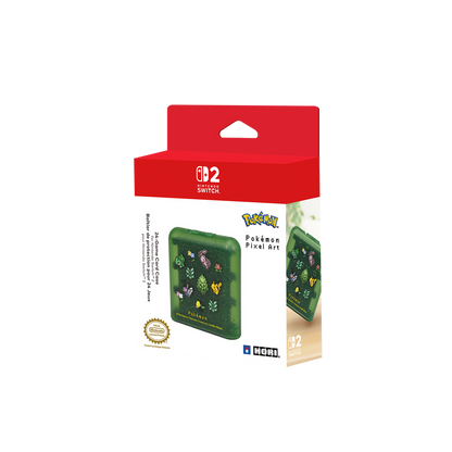 HORI Pokémon Pixel Green 24-Game Card Case for Nintendo Switch 2