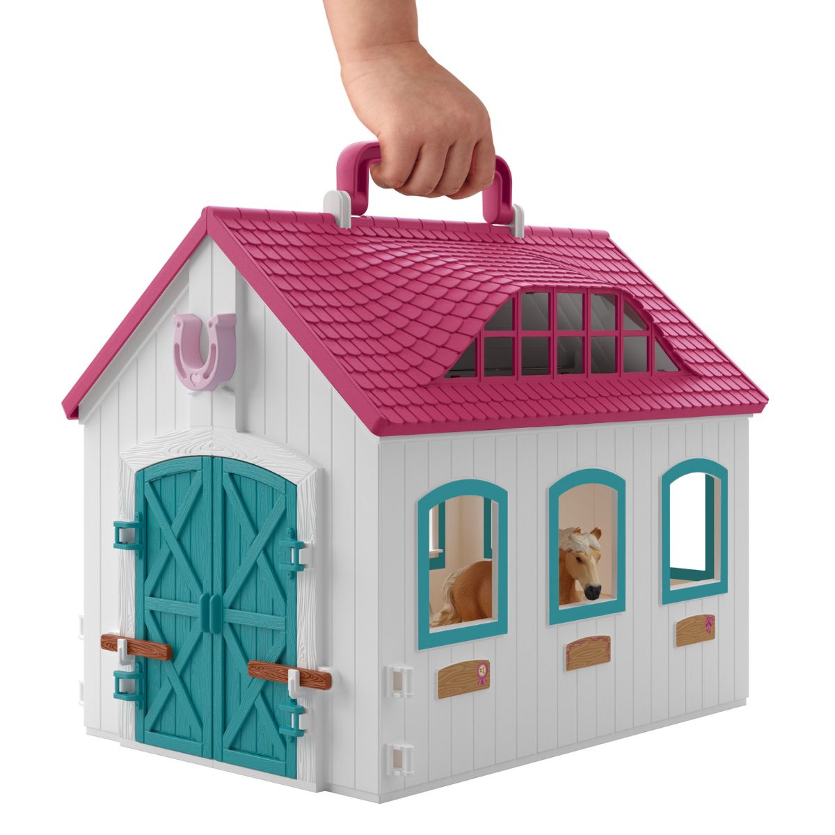 Schleich Horse Club Open Stable Little Horseshoe Playset