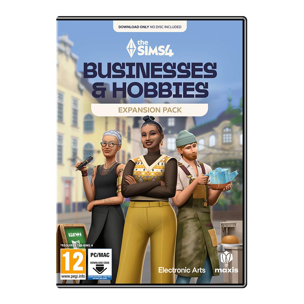The Sims 4 Businesses & Hobbies Expansion Pack for PC/Mac (Code in Box)