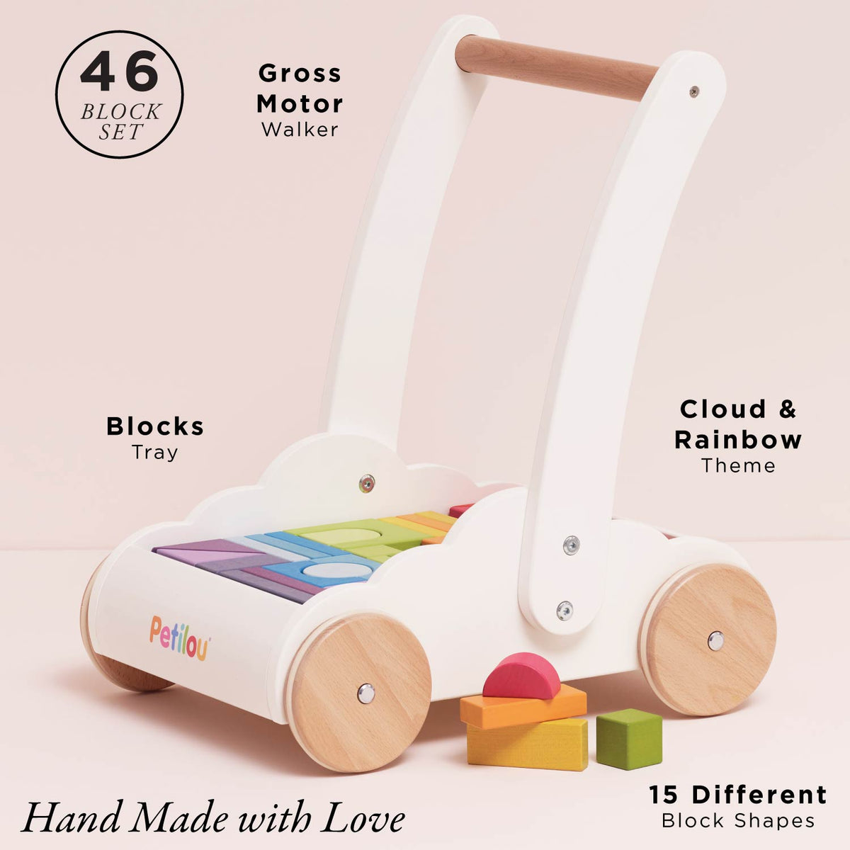 Le Toy Van Rainbow Baby Walker & Puzzle