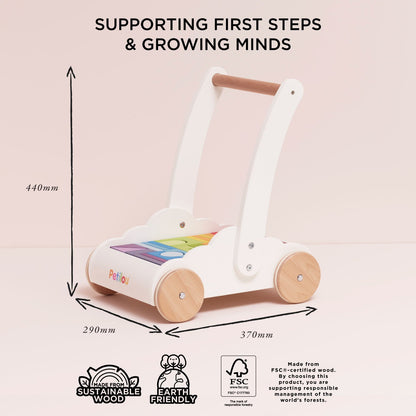 Le Toy Van Rainbow Baby Walker & Puzzle