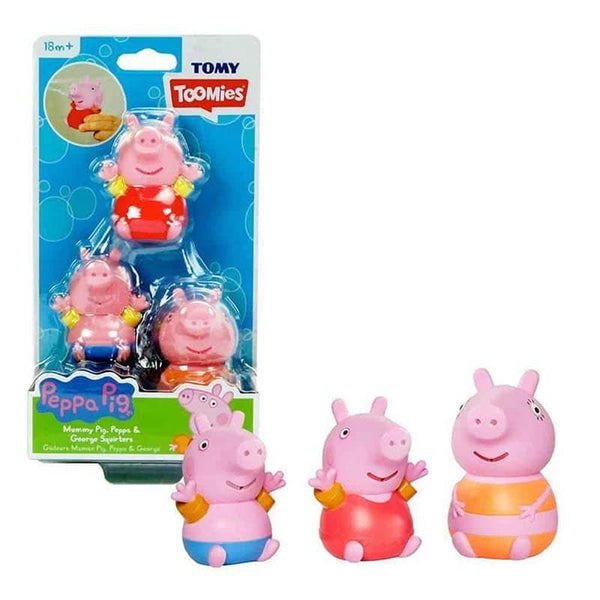 Peppa Pig Mummy Pig, Peppa & George Bath Squirters