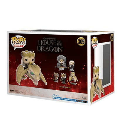 Funko Pop! Vinyl Rides Deluxe House of the Dragon Queen Rhaenyra with Syrax #305 Vinyl Figure #305
