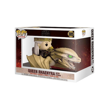 Funko Pop! Vinyl Rides Deluxe House of the Dragon Queen Rhaenyra with Syrax #305 Vinyl Figure #305