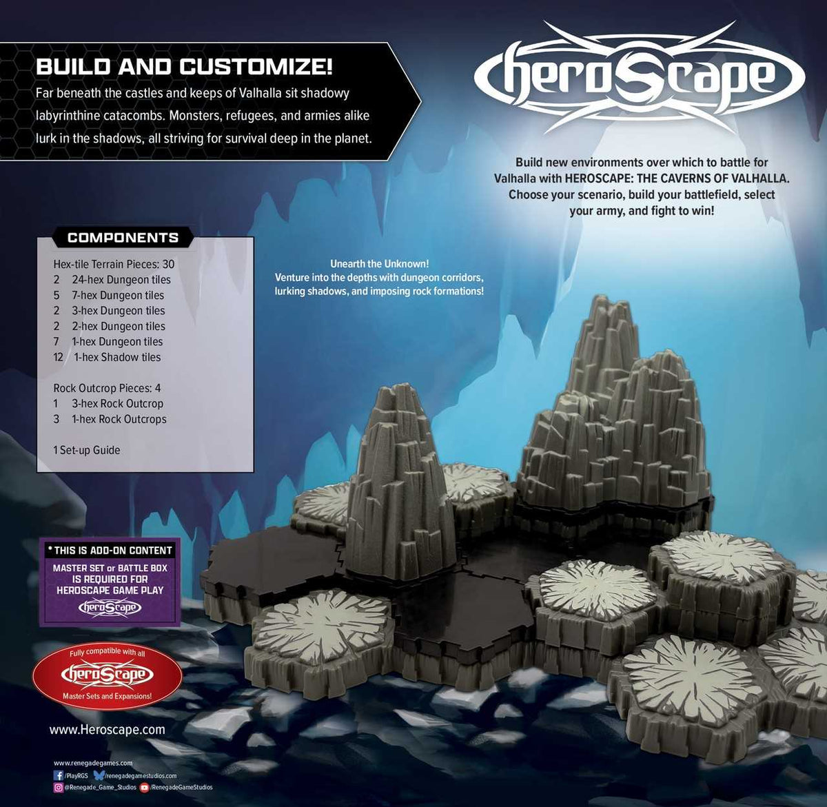 Heroscape: The Caverns of Valhalla Terrain Expansion