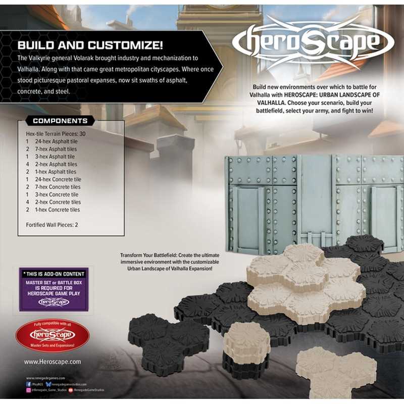Heroscape: The Urban Landscape of Valhalla Terrain Expansion