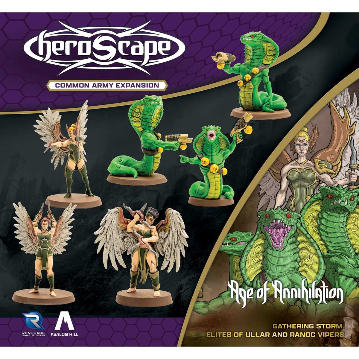 Heroscape: Elites of Ullar and Ranoc Vipers Army Expansion