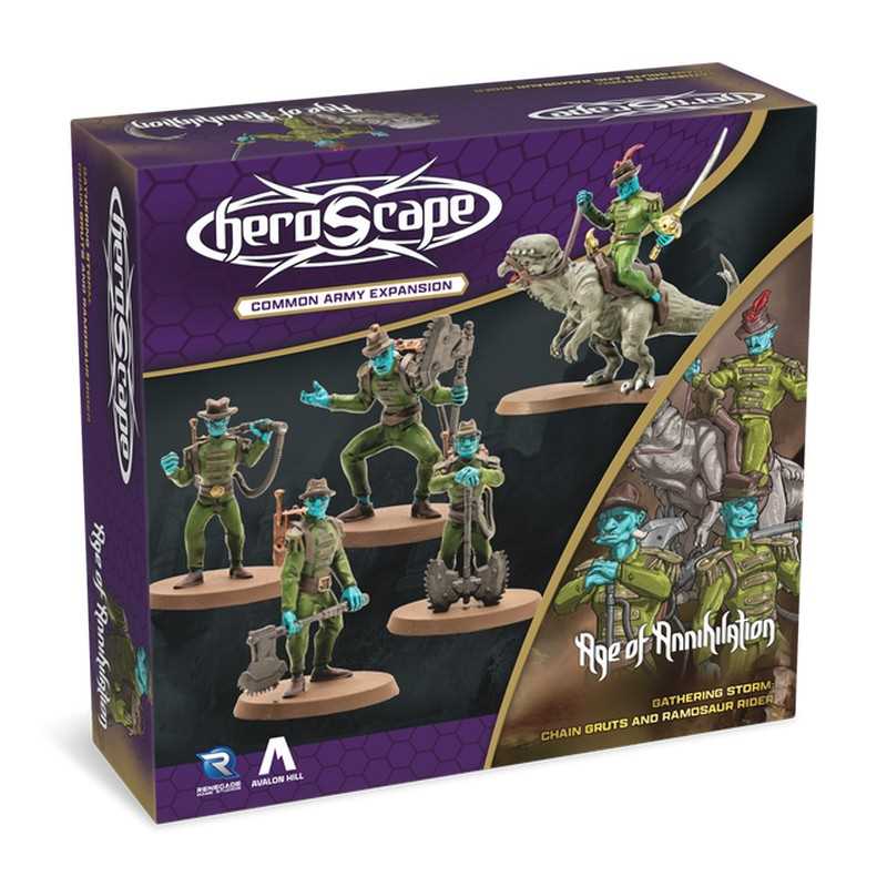 Heroscape: Chain Gruts and Ramosaur Rider Army Expansion