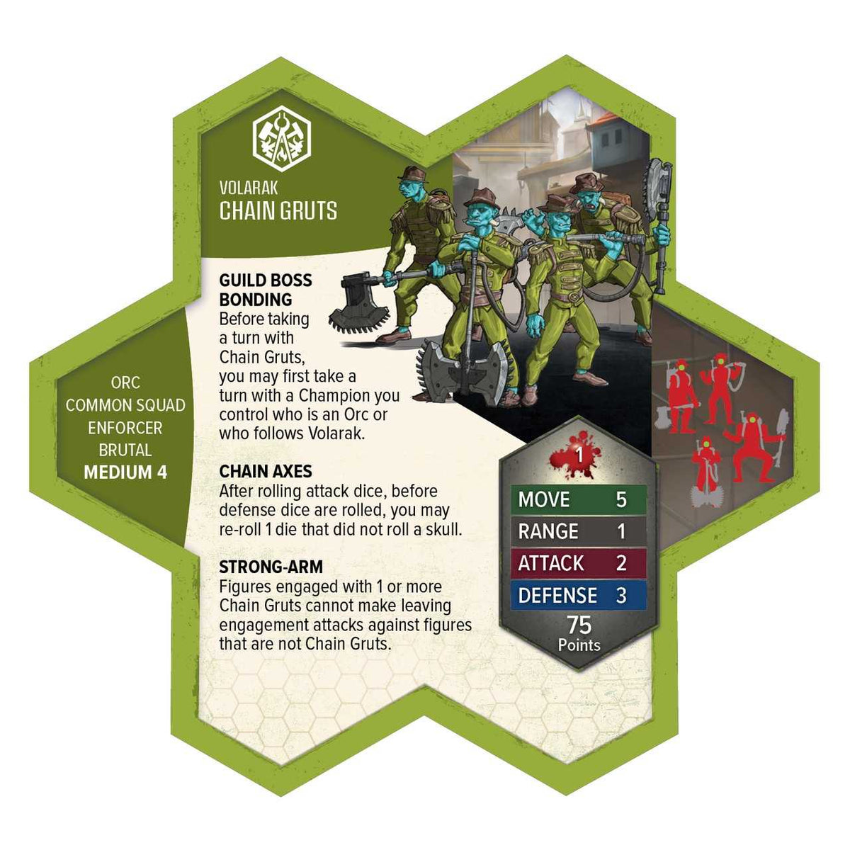 Heroscape: Chain Gruts and Ramosaur Rider Army Expansion