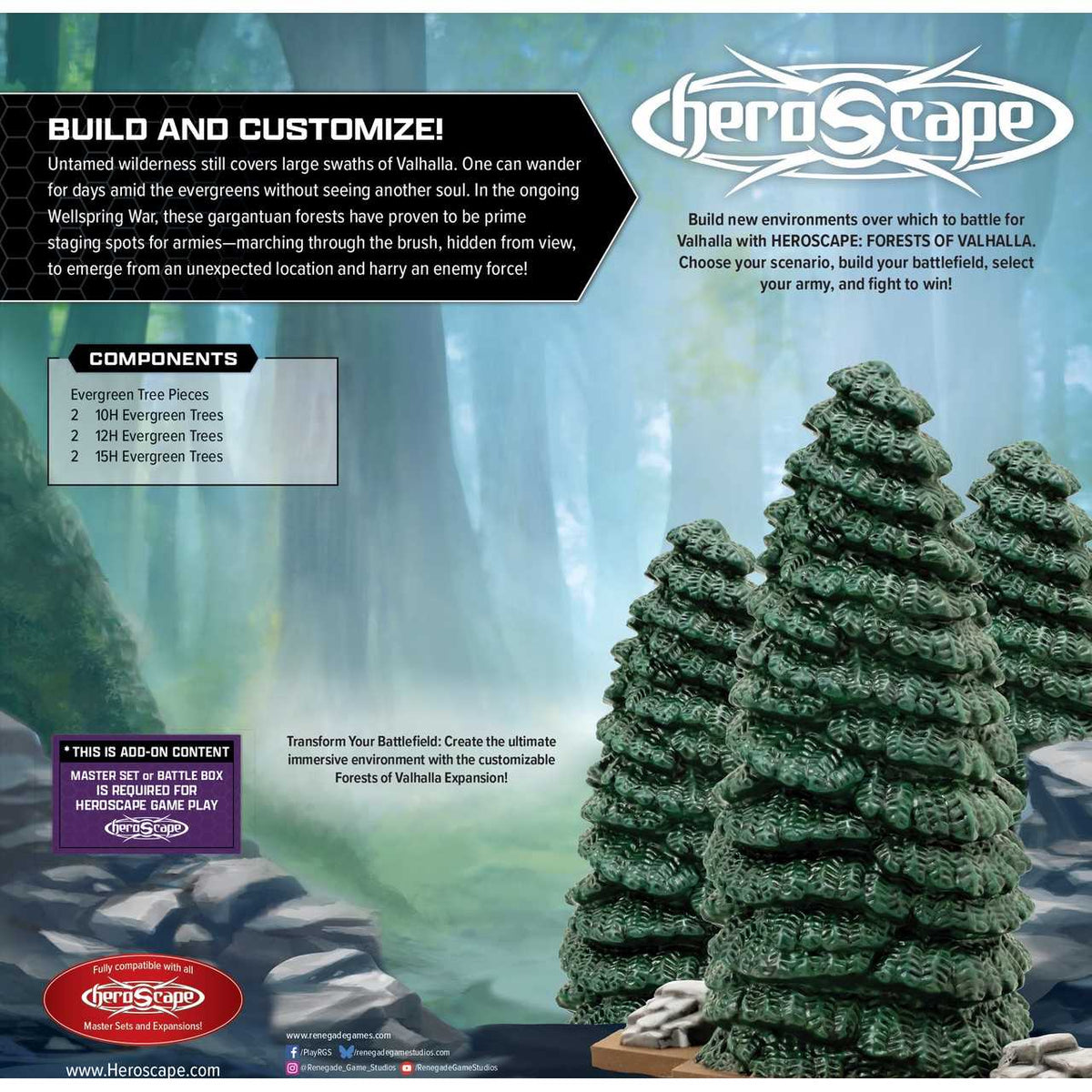 Heroscape: Forests of Valhalla Terrain Expansion