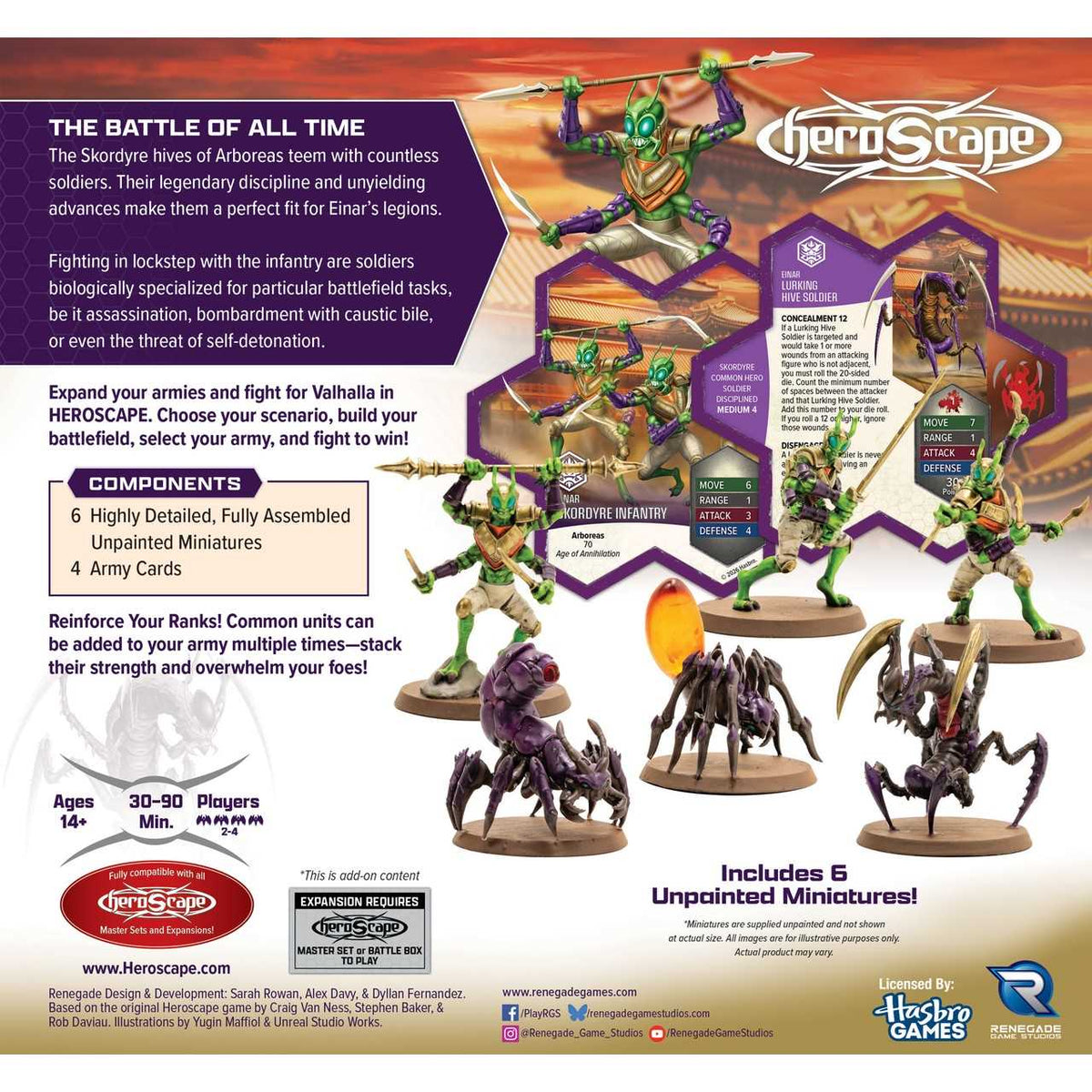 Heroscape: Skordyre Soldiers Army Expansion
