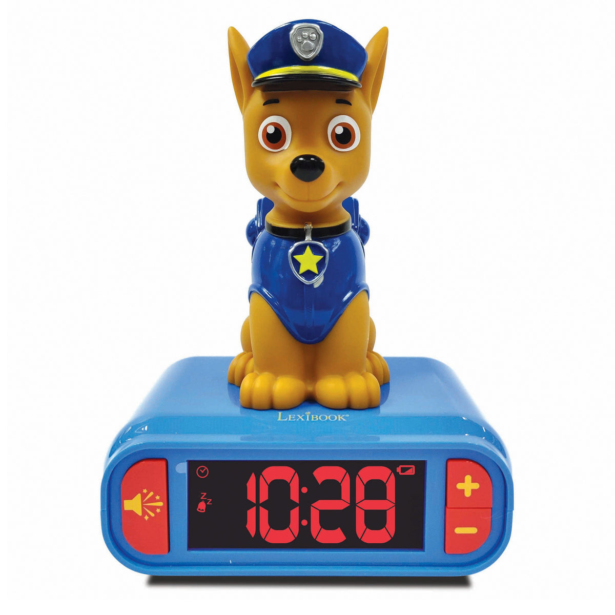 Lexibook Paw Patrol Chase Night Light Alarm Clock with Sounds