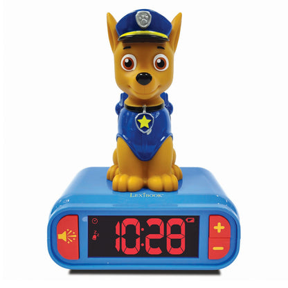 Lexibook Paw Patrol Chase Night Light Alarm Clock with Sounds