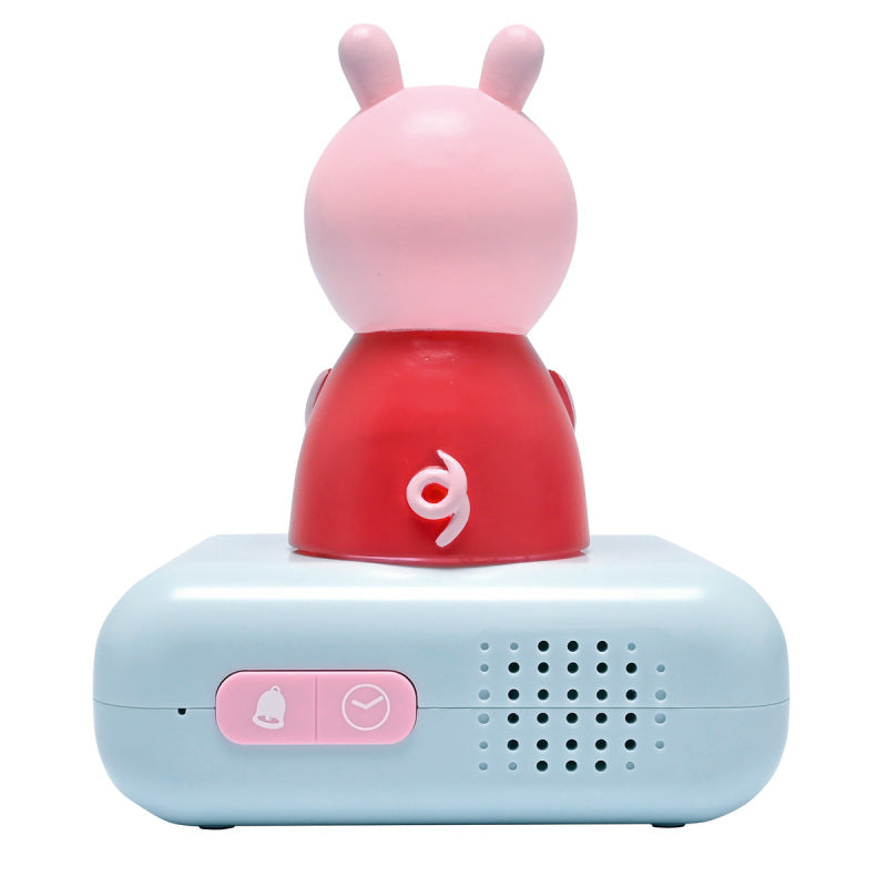 Lexibook Peppa Pig 3D Night Light Alarm Clock with Sounds