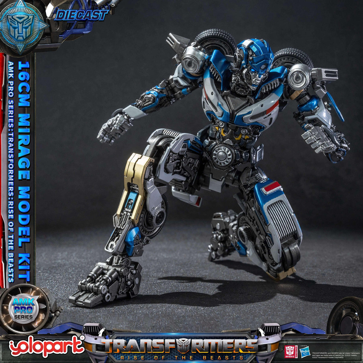 YOLOPARK Transformers: Rise of the Beasts Mirage 16 cm AMK PRO Model Kit