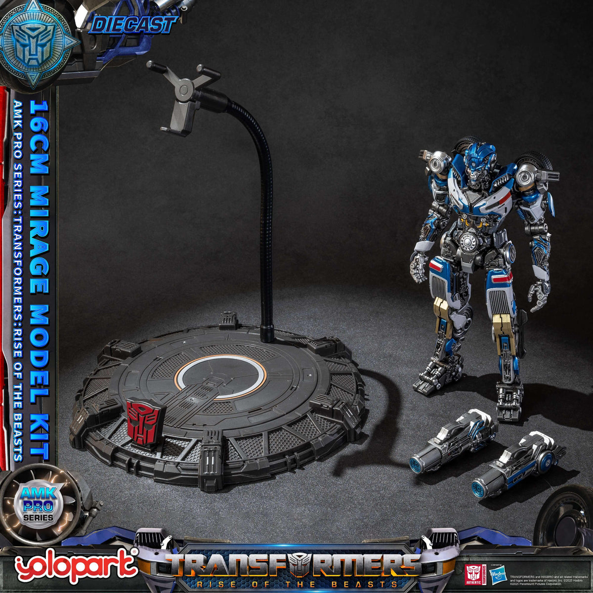 YOLOPARK Transformers: Rise of the Beasts Mirage 16 cm AMK PRO Model Kit
