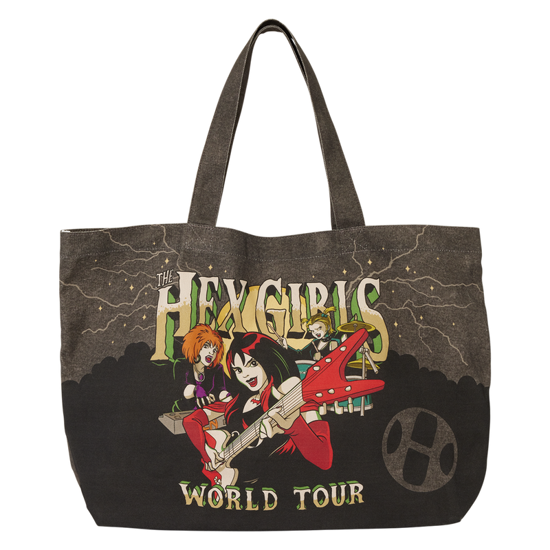 Loungefly Scooby-Doo! The Hex Girls World Tour Oversized Canvas Tote Bag