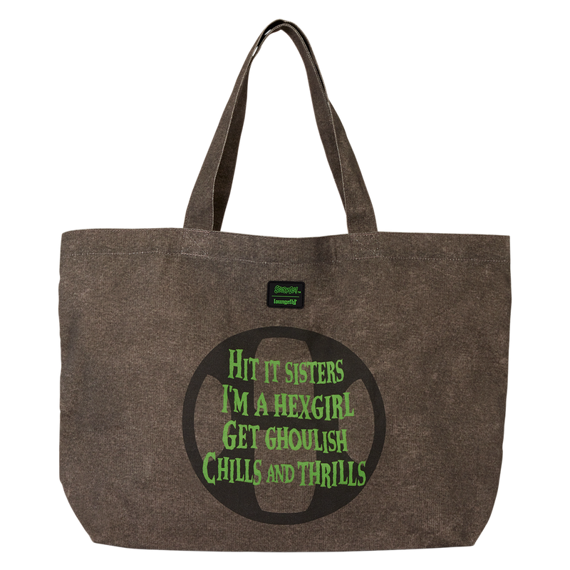 Loungefly Scooby-Doo! The Hex Girls World Tour Oversized Canvas Tote Bag