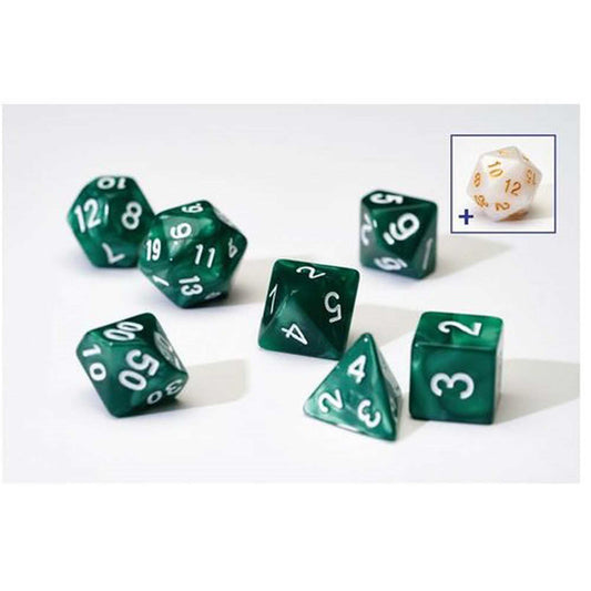 Sirius Dice Pearl Green Polyhedral Dice Set