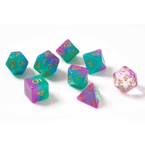 Northern Lights Polyhedral Dice Set