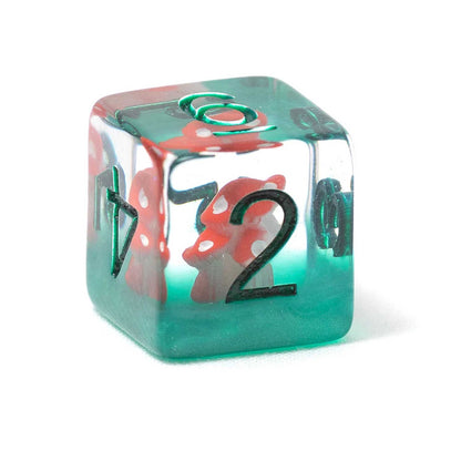 Sirius Dice Power Mushroom 7-Piece Polyhedral Dice Set