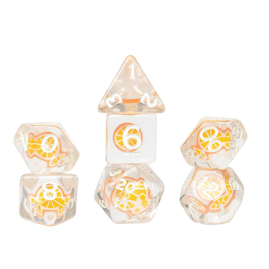 Sirius Dice Fruit Slice Dice Set - Orange