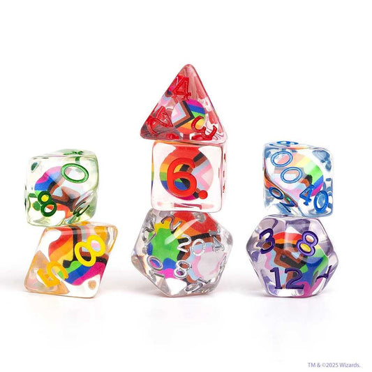 Dungeons & Dragons Progress Pride Dice Set