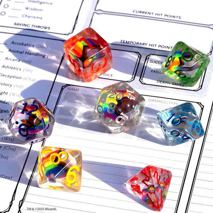 Dungeons & Dragons Progress Pride Dice Set