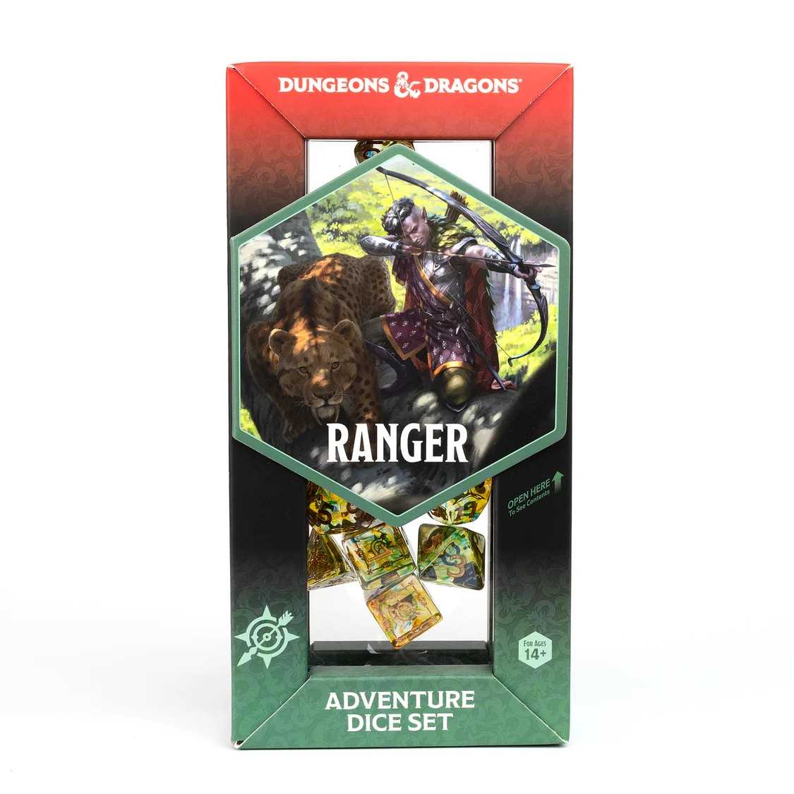 Dungeons & Dragons Adventure Dice Set – Ranger: Gold