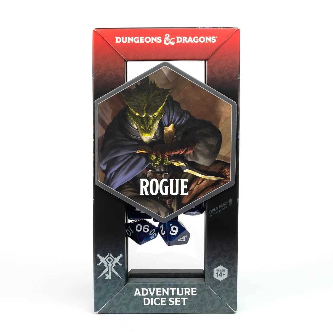 Dungeons & Dragons Adventure Dice Set – Rogue: Purple