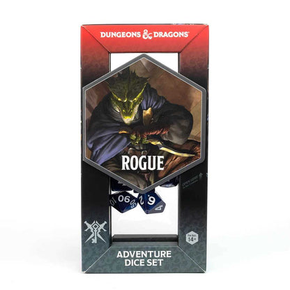 Dungeons & Dragons Adventure Dice Set – Rogue: Purple