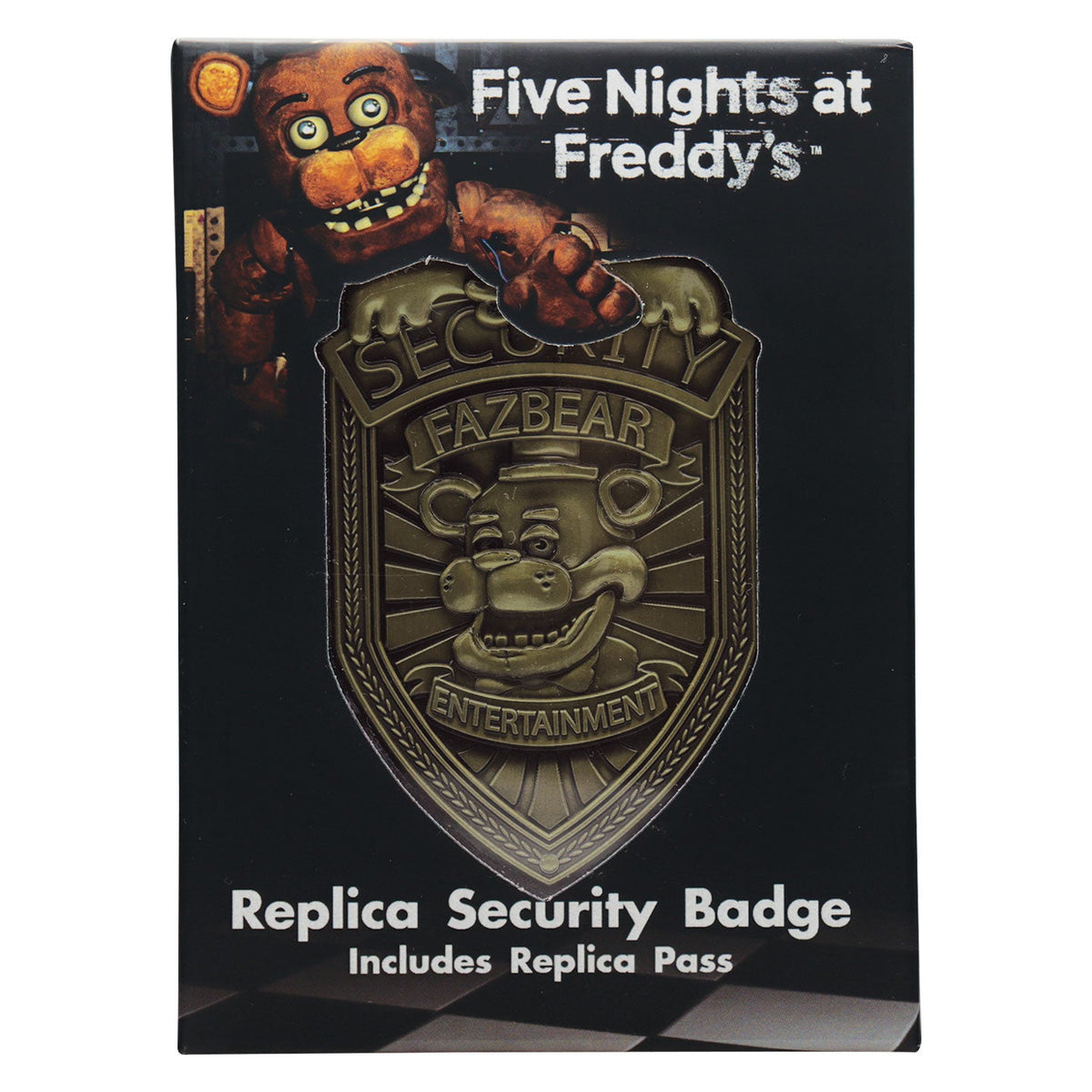 Five Nights at Freddy's Security Badge & Pass Replica Set