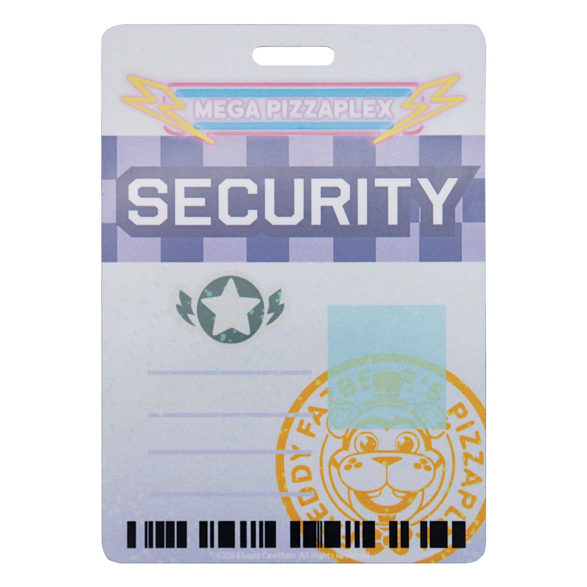 Five Nights at Freddy's Security Badge & Pass Replica Set