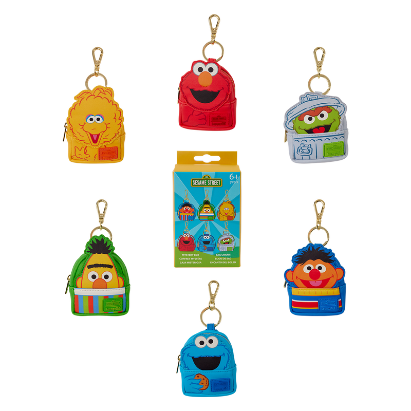 Loungefly - Sesame Street Exclusive Cosplay Mystery Mini Backpack Keychain Charm