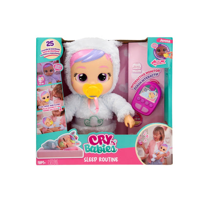Cry Babies Jenna's Sleep Routine Interactive Doll