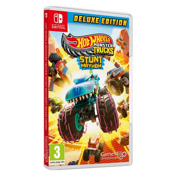 Hot Wheels Monster Trucks: Stunt Mayhem Deluxe Edition for Nintendo Switch (Disc)