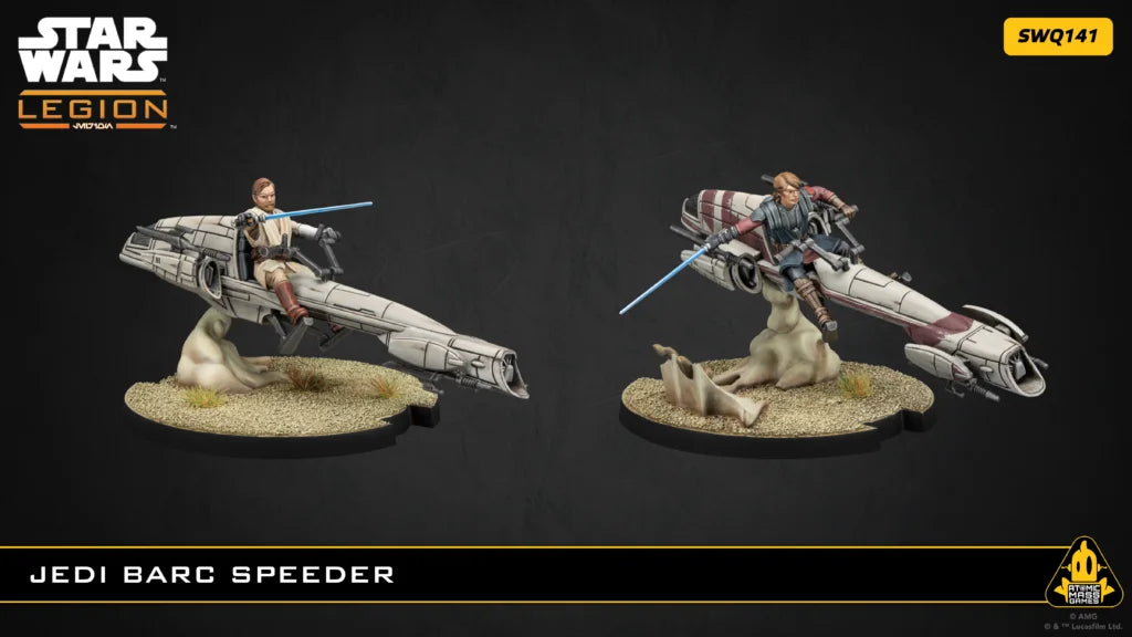 Star Wars: Legion - Jedi General on BARC Speeder
