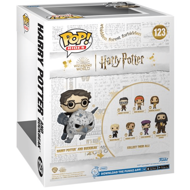 Funko Pop! Vinyl Rides Deluxe Harry Potter & Buckbeak #123 Vinyl Figure #123