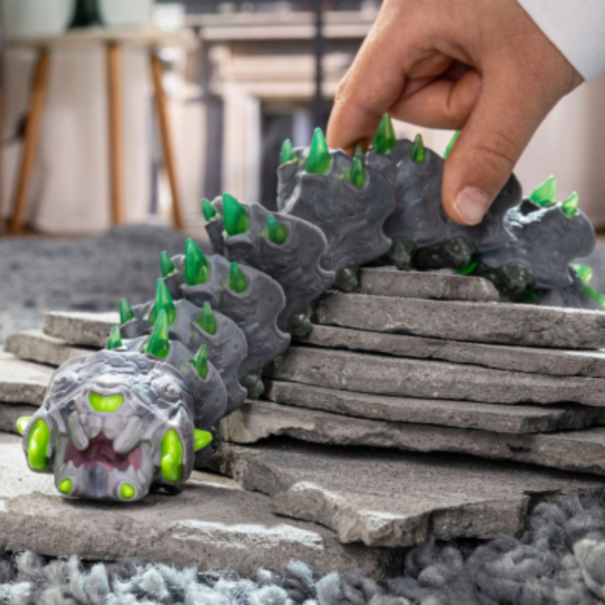 Schleich Eldrador Creatures Stone Worm Figure