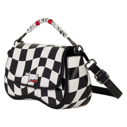 Loungefly Terrifier Art the Clown Checkered Crossbody Bag