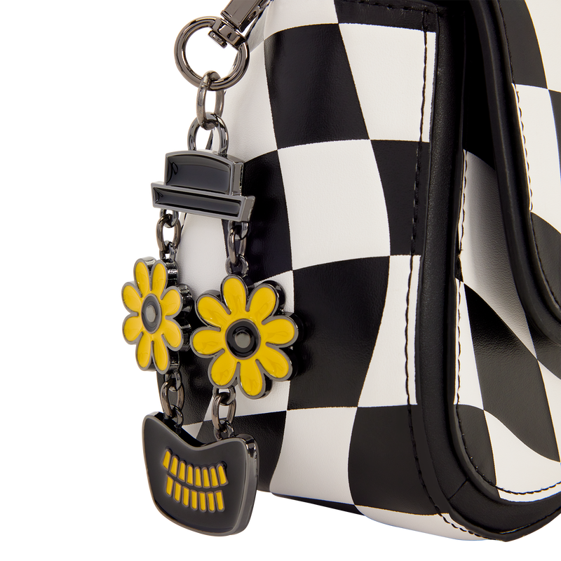 Loungefly Terrifier Art the Clown Checkered Crossbody Bag