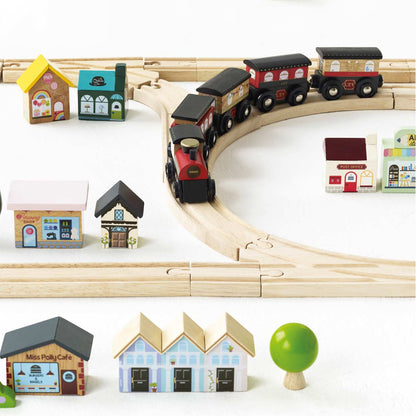 Le Toy Van London City Wooden Train Set 120 Pieces
