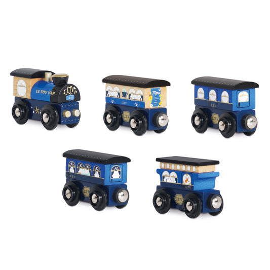 Le Toy Van Twilight Train 5-Piece Wooden Train Set